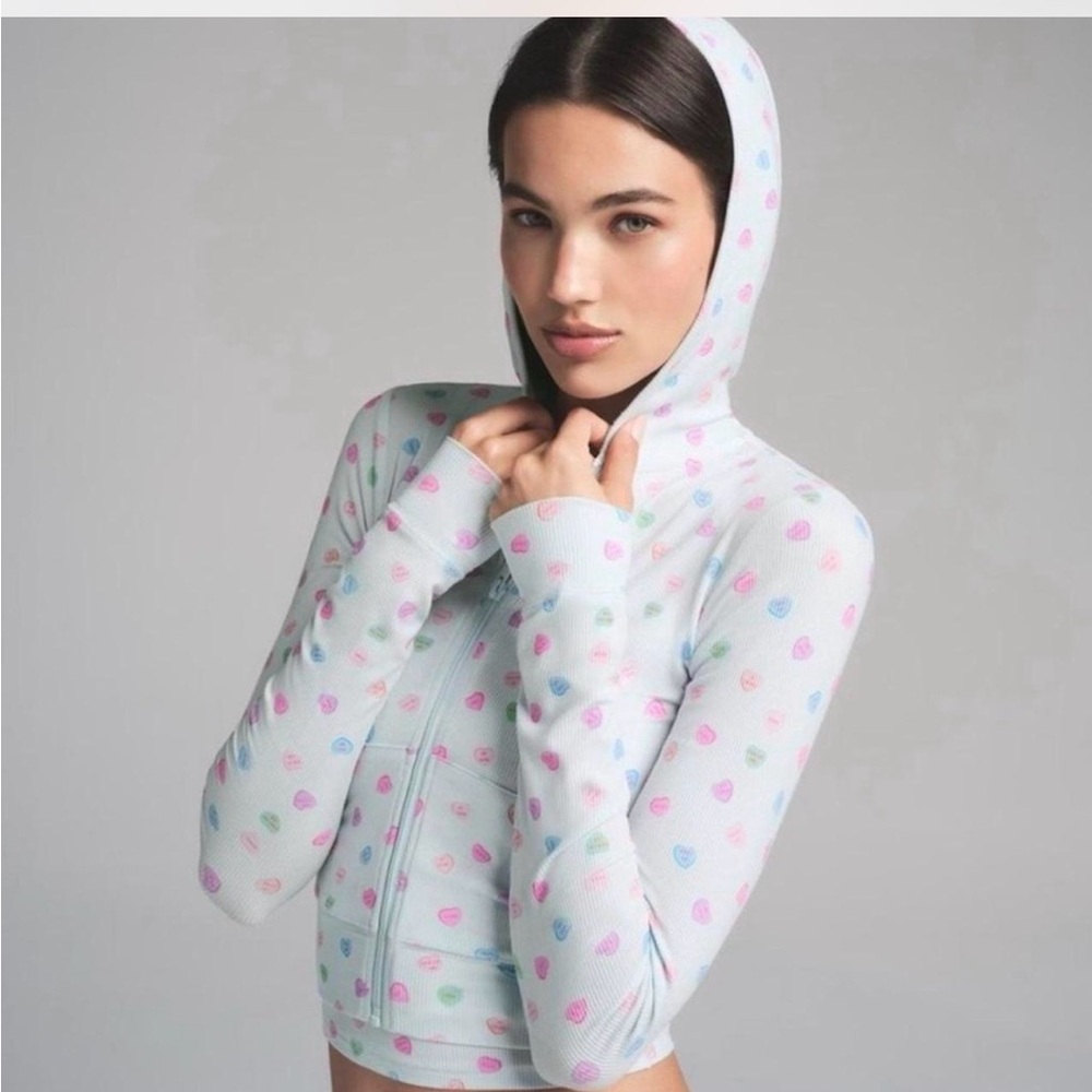 Skims rare conversation heart hoodie new with tag